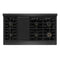 Autograph Edition 48 In. 6.7 Cu. Ft. Paramount Double Oven Dual Fuel Range With 8 Burner Gas Cooktop In Black Satin Stainless Steel And Champagne Bronze Accents
