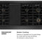Autograph Edition 48 In. 6.7 Cu. Ft. Paramount Double Oven Dual Fuel Range With 8 Burner Gas Cooktop In Black Satin Stainless Steel And Champagne Bronze Accents