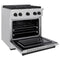Autograph Edition 30 In. 4.2 Cu. Ft. Paramount Dual Fuel Range With 4 Burner Gas Cooktop And Electric Convection Oven In Satin Stainless Steel With Matte Black Accents