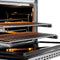 Autograph Edition 36 In. 5.2 Cu. Ft. Paramount Dual Fuel Range With 6 Burner Gas Cooktop And Electric Convection Oven In Stainless Steel With Polished Nickel Helix Handle And Knob Accents