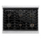 Autograph Edition 36 In. 5.2 Cu. Ft. Paramount Dual Fuel Range With 6 Burner Gas Cooktop And Electric Convection Oven In Stainless Steel With Matte Black Accents