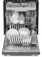 24" Top Control Stainless Steel Handle 44db Dishwasher With Auto Door Open