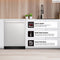 24" Top Control Stainless Steel Handle 44db Dishwasher With Auto Door Open