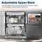 24" Top Control Stainless Steel Handle 44db Dishwasher With Auto Door Open
