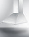 24" Wide Wall-Mounted Range Hood, ADA-Compliant