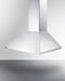 30" Wide Wall-Mounted Range Hood, ADA-Compliant