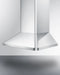 24" Wide Wall-Mounted Range Hood
