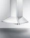 30" Wide Wall-Mounted Range Hood, ADA-Compliant