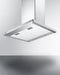 24" Wide Wall-Mounted Range Hood, ADA-Compliant