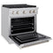 30 In. 4.2 Cu. Ft. Paramount Gas Range With 4 Burner Cooktop And Convection Gas Oven In Stainless Steel
