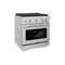 30 In. 4.2 Cu. Ft. Paramount Gas Range With 4 Burner Cooktop And Convection Gas Oven In Stainless Steel