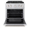 30 In. 4.2 Cu. Ft. Paramount Gas Range With 4 Burner Cooktop And Convection Gas Oven In Stainless Steel