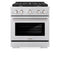 30 In. 4.2 Cu. Ft. Paramount Gas Range With 4 Burner Cooktop And Convection Gas Oven In Stainless Steel