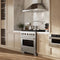 36 In. 5.2 Cu. Ft. Paramount Gas Range With 6 Burner Cooktop And Convection Gas Oven In Stainless Steel