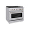36 In. 5.2 Cu. Ft. Paramount Gas Range With 6 Burner Cooktop And Convection Gas Oven In Stainless Steel