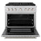 36 In. 5.2 Cu. Ft. Paramount Gas Range With 6 Burner Cooktop And Convection Gas Oven In Stainless Steel