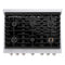 36 In. 5.2 Cu. Ft. Paramount Gas Range With 6 Burner Cooktop And Convection Gas Oven In Stainless Steel