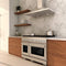 48 In. 6.7 Cu. Ft. Paramount Double Oven Gas Range With 8 Burner Cooktop In Stainless Steel