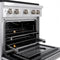 30 In. 4.2 Cu. Ft. Paramount Gas Range With Convection Gas Oven In Stainless Steel With 4 Brass Burners
