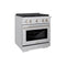 30 In. 4.2 Cu. Ft. Paramount Gas Range With Convection Gas Oven In Stainless Steel With 4 Brass Burners