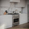30 In. 4.2 Cu. Ft. Paramount Gas Range With Convection Gas Oven In Stainless Steel With 4 Brass Burners