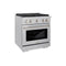 30 In. 4.2 Cu. Ft. Paramount Gas Range With 4 Burner Cooktop And Convection Gas Oven In Satin Stainless Steel