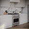 30 In. 4.2 Cu. Ft. Paramount Gas Range With 4 Burner Cooktop And Convection Gas Oven In Satin Stainless Steel