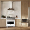 36 In. 5.2 Cu. Ft. Paramount Gas Range With 6 Burner Cooktop And Convection Gas Oven In Stainless Steel With White Matte Door