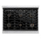Autograph Edition 36 In. 5.2 Cu. Ft. Paramount Gas Range With 6 Burner Cooktop And Convection Gas Oven In Stainless Steel And Champagne Bronze Accents