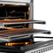 Autograph Edition 36 In. 5.2 Cu. Ft. Paramount Gas Range With 6 Burner Cooktop And Convection Gas Oven In Stainless Steel With Polished Nickel Helix Handle And Knob Accents