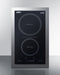 13" Wide 115V 2-Zone Induction Cooktop, Cord Included