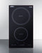 12" Wide 208-240V 2-Zone Induction Cooktop