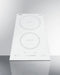 12" Wide 208-240V 2-Zone Induction Cooktop