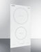 12" Wide 208-240V 2-Zone Induction Cooktop