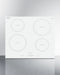 24" Wide 208-240V 4-Zone Induction Cooktop