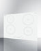 30" Wide 208-240V 4-Zone Induction Cooktop