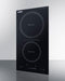12" Wide 115V 2-Zone Induction Cooktop With Safety Shutoff