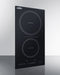 12" Wide 208-240V 2-Zone Induction Cooktop With Safety Shutoff