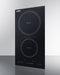 12" Wide 208-240V 2-Zone Induction Cooktop With Safety Shutoff