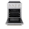 24 In. 3.2 Cu. Ft. Paramount Induction Range With 3 Element Cooktop And Electric Convection Oven In Stainless Steel