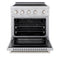 30 In. 4.2 Cu. Ft. Paramount Induction Range With 4 Element Cooktop And Electric Convection Oven In Stainless Steel