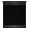 Autograph Edition 24 In. 3.2 Cu. Ft. Paramount Induction Range With 3 Element Cooktop And Electric Convection Oven In Black Stainless Steel With Polished Gold Accents