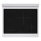 30 In. 4.2 Cu. Ft. Paramount Induction Range With 4 Element Cooktop And Electric Convection Oven In Satin Stainless Steel With White Matte Door