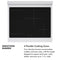 30 In. 4.2 Cu. Ft. Paramount Induction Range With 4 Element Cooktop And Electric Convection Oven In Satin Stainless Steel With White Matte Door