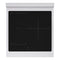 Autograph Edition 24 In. 3.2 Cu. Ft. Paramount Induction Range With 3 Element Cooktop And Electric Convection Oven In Satin Stainless Steel With Champagne Bronze Accents