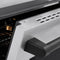 Autograph Edition 24 In. 3.2 Cu. Ft. Paramount Induction Range With 3 Element Cooktop And Electric Convection Oven In Satin Stainless Steel With Matte Black Accents
