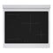 Autograph Edition 30 In. 4.2 Cu. Ft. Paramount Induction Range With 4 Element Cooktop And Electric Convection Oven In Satin Stainless Steel With Polished Gold Accents
