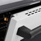 Autograph Edition 24 In. 3.2 Cu. Ft. Paramount Induction Range With 3 Element Cooktop And Electric Convection Oven In Satin Stainless Steel With White Matte Door And Matte Black Accents