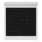 24 In. 3.2 Cu. Ft. Paramount Induction Range With 3 Element Cooktop And Electric Convection Oven In Stainless Steel With White Matte Door