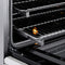 24 In. 3.2 Cu. Ft. Paramount Induction Range With 3 Element Cooktop And Electric Convection Oven In Stainless Steel With White Matte Door